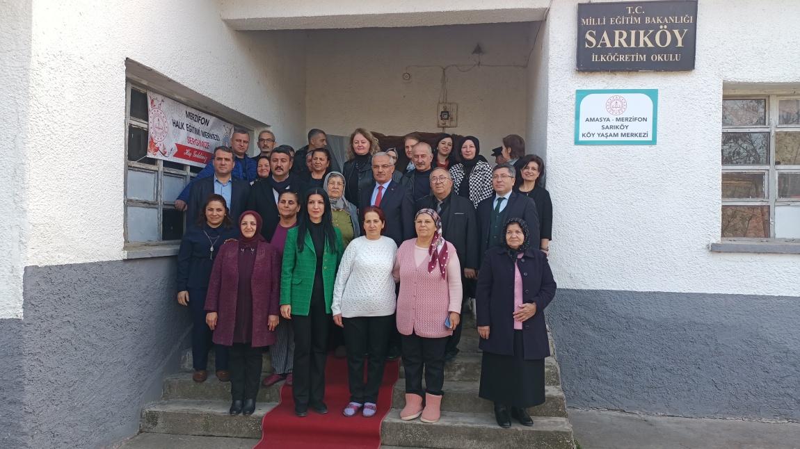 Merzifon Halk Eğitimi Merkezi Tarafından Sarıköy Köy Yaşam Merkezinde Karma Ürün Sergi si Açılışı Yapıldı